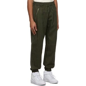 [SOLD] adidas x IVY PARK Houndstooth Pattern Green Black Denim Track Pants
